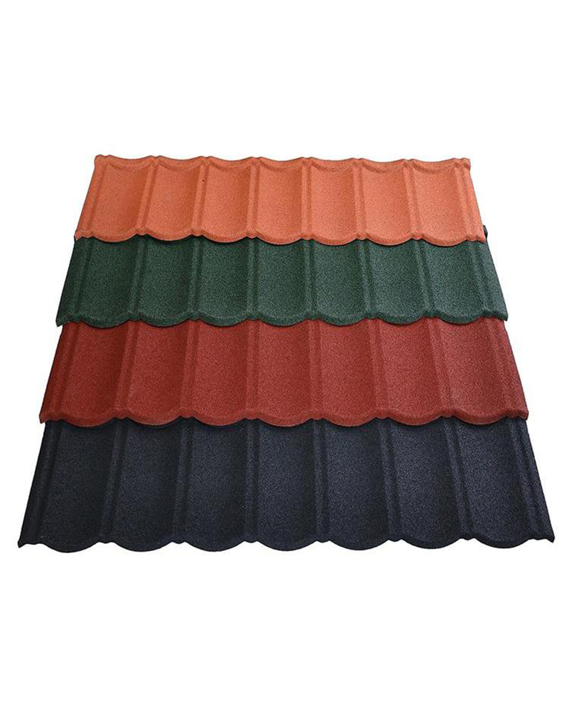 Teja metálica recubierta de piedra de 1340 mm x 420 mm Teja para techos tradicional de Zin para comunidades